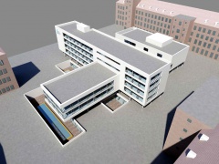 Konzeptstudie -Neubau Büroflächen-